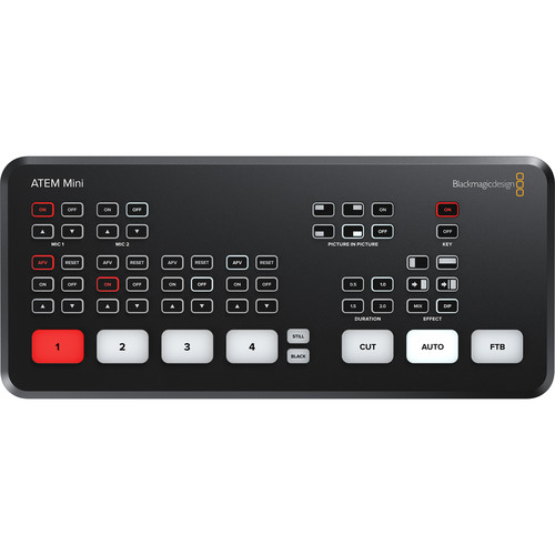 Seamless Bildmischer mit Webcam-Funktionen Blackmagic ATEM Mini